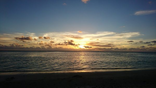 Рассвет на островах Кука